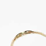 Clover Diamante Bracelet In Gold - Gift Boxed - svnx