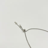 Double Ring Diamante Bracelet In Silver - Gift Boxed