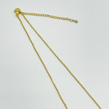 Diamante Halo Necklace & Earrings Set in Gold with Gift Box