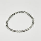 Cuban Bracelet in Silver 5mm