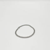 Cuban Bracelet in Silver 5mm