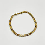 Cuban Bracelet in Gold 5mm