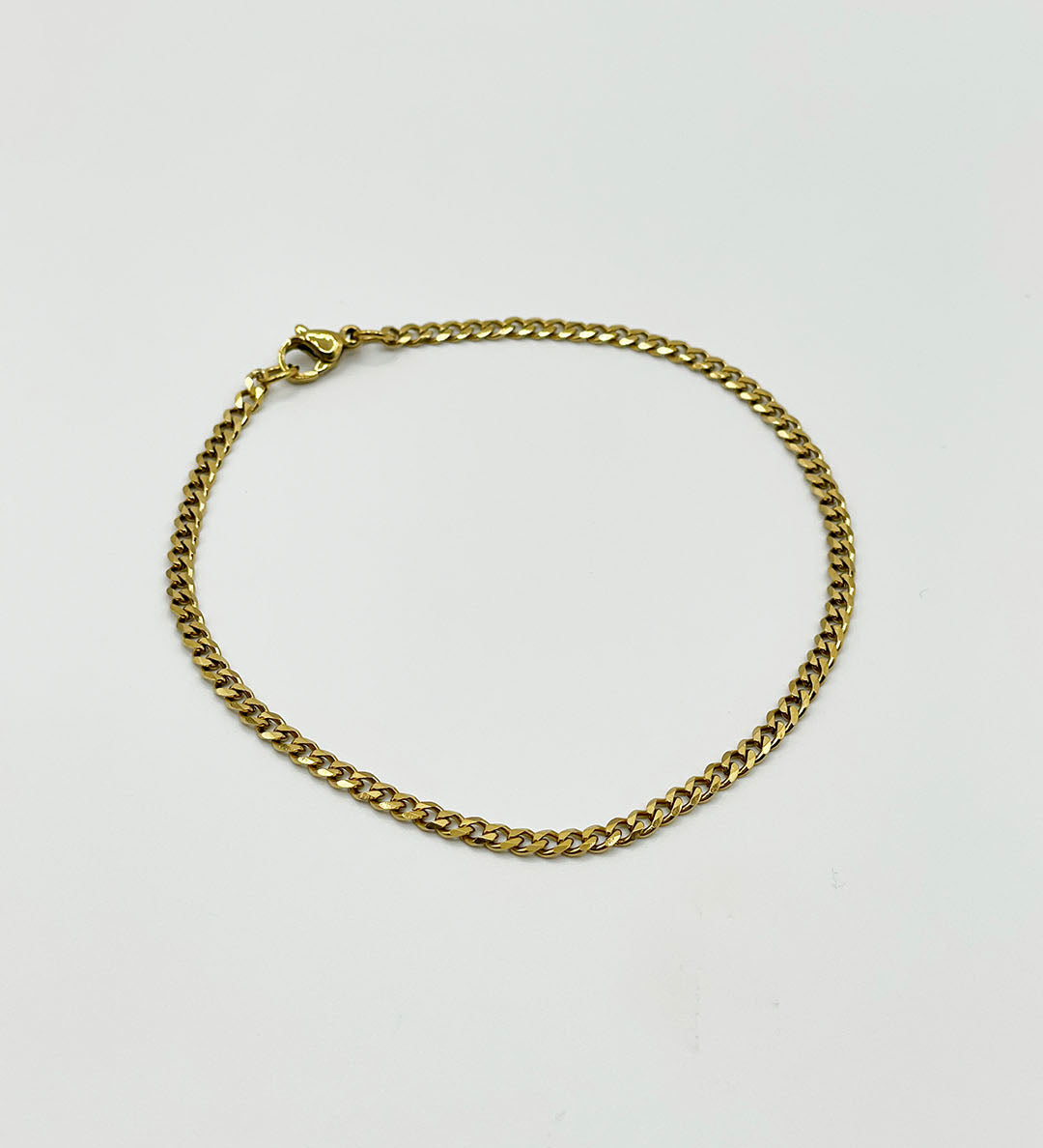 Cuban Bracelet in Gold 3mm