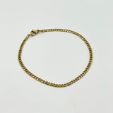 Cuban Bracelet in Gold 3mm