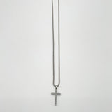 Cross Pendant Necklace in Silver