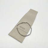 Bead Bracelet in Silver