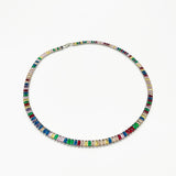 Multicolour Tennis Necklace - Gift Boxed