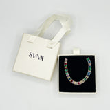 Multicolour Tennis Necklace - Gift Boxed