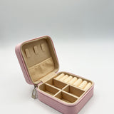 Travel Jewellery Box in Pink