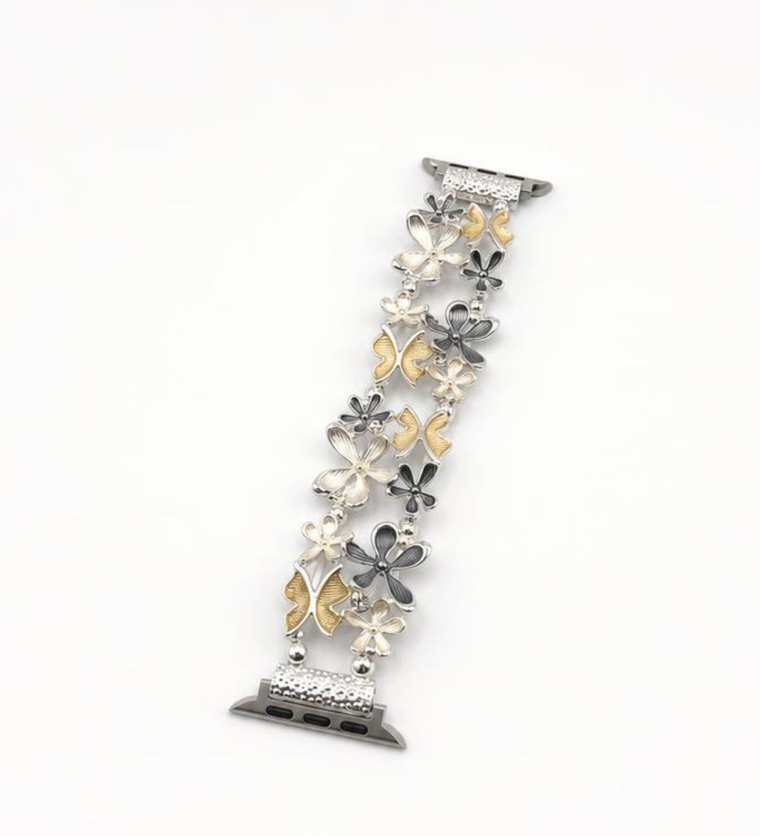 Apple Watch Strap with Flowers in Yellow