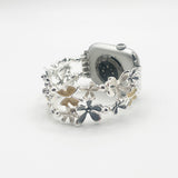 Apple Watch Strap with Flowers in Yellow