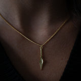Dagger Pendant with Chain Necklace