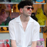 Classic Aviator Sunglasses with Metal Frames