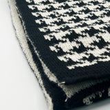 Houndstooth and Herringbone Double Sided Scarf