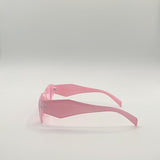 Angular Framed Sunglasses in Pink