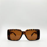 Oversized Square Frame in Tortoiseshell