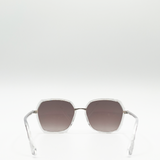 Plastic frame oversized sunglasses