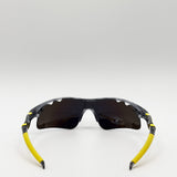 Outdoor Sport Racer Sunglasses in Multi Yellow