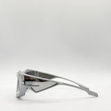 Racer Style Sunglasses in Silver