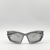 Racer Style Sunglasses in Silver