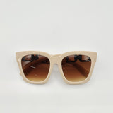 Oversized Sunglasses with Gold Chain Detail