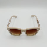 Oversized Sunglasses with Gold Chain Detail