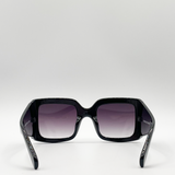 Oversized Square Sunglasses with Diamonte Detail