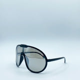 Wave Mask Sunglasses in Black