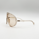 Wave Mask Sunglasses in Champagne