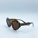 Angular Sunglasses in Tortoiseshell