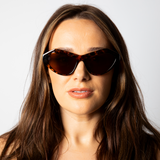 Angular Sunglasses in Tortoiseshell - svnx