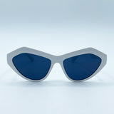 Angular Sunglasses in White