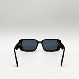 Oversized Rectangle Sunglasses in Black