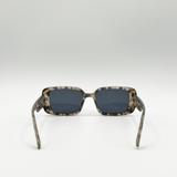 Oversized Rectangle Sunglasses in Animal Print