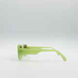 Oversized Rectangle Sunglasses in Green