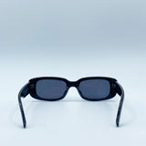 Oval Sunglasses in Black