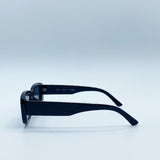 Oval Sunglasses in Black