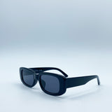 Oval Sunglasses in Black