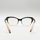 Green Tortoiseshell clear Lens Glasses