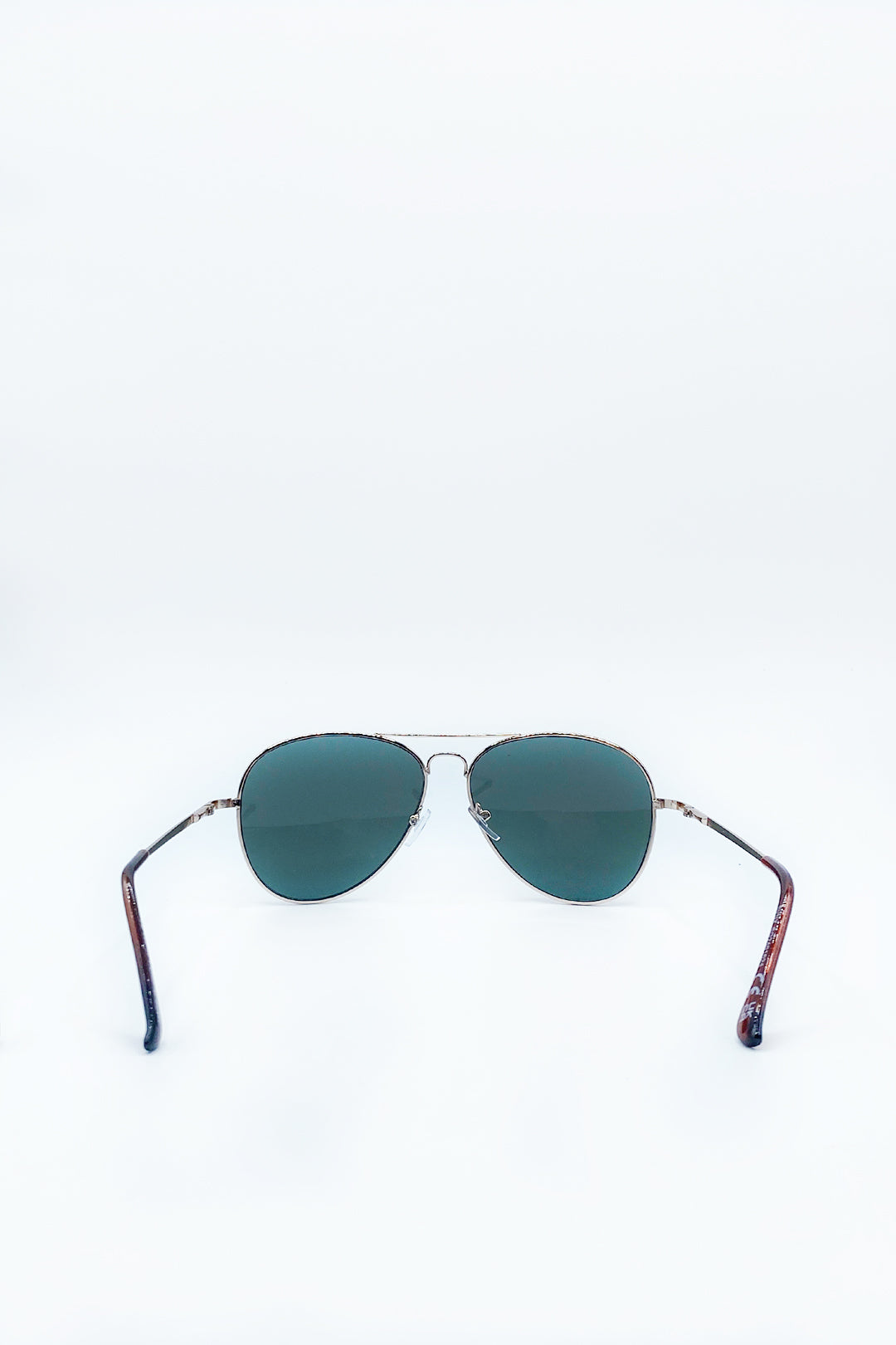 Gold Frame Aviators with Khaki Lenses - svnx