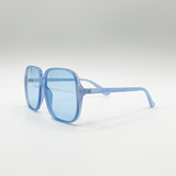 Granny Vintage Style Lightweight  Frame Sunglasses in Blue