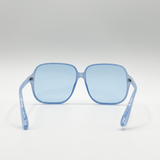 Granny Vintage Style Lightweight  Frame Sunglasses in Blue