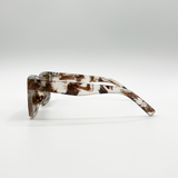 Marble Effect Wayfarer in Brown