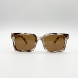 Marble Effect Wayfarer in Brown