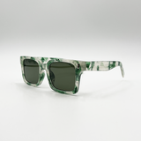 Marble Effect Wayfarer in Green