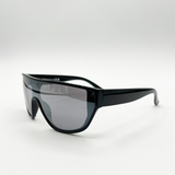 Smoke Shield Sunglasses In Black - svnx