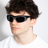 Cycling Style Glasses in 2 Tone