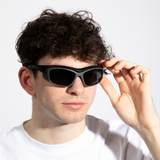 Cycling Style Glasses in 2 Tone