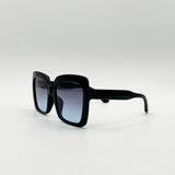 Oversized Black Square sunglasses