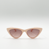 Beige Cateye Sunglasses